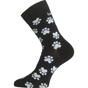 VP1 Veselé ponožky na každodenní nošení - Černá 900 / (34-37) S / Černá