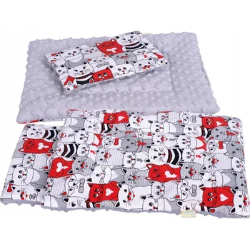 Doplněk pro panenku Povlečení pro panenky - minky a bavlna Ložní prádlo BOBO