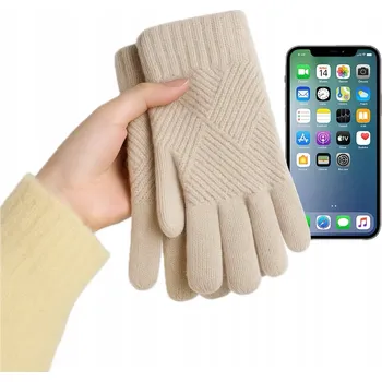 Rukavice Sajbazar pětprsté rukavice akryl univerzální velikost - dámské