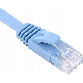 Síťový kabel Patchcord Goobay U/UTP 6a RJ45 / RJ45 5 m modrý