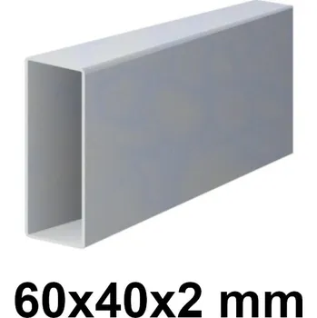 Příslušenství pro plot Pozinkovaný jeklový profil 60x40x2mm 2 m (JOKL-60x40x2-ZN-2)