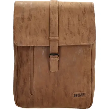 Školní batoh Enrico Benetti Rotterdam 17" Notebook Backpack Camel + Sleva 5% s kódem AKCE5
