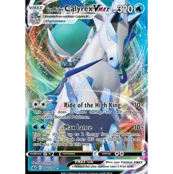 Karetní hra Pokémon CRE 046/198 Ice Rider Calyrex VMAX - Chilling Reign