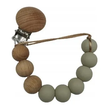 dudlíky Klip na dudlík Baby in World béžový