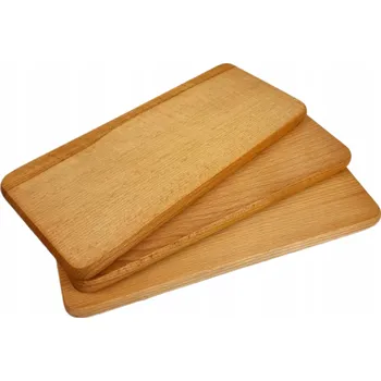 Obraz Snídaňové prkénko dřevěné 3 kusy 11,5x27x1,5cm Bukové