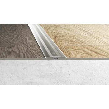 Podlahová lišta Lišta Effector hliníková 35 x 2, délka 93 cm, stříbrná