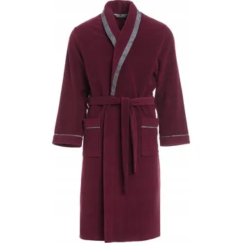 Pánský župan Pánský župan na zimu - teplý - RE-400 Bordó - XL