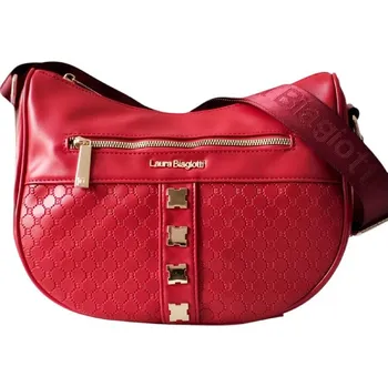 Kabelka Červená crossbody kabelka Laura Biagiotti