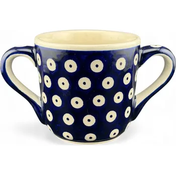 Dětský hrnek 200 ml, dekor 70A, keramika Bolesławiec