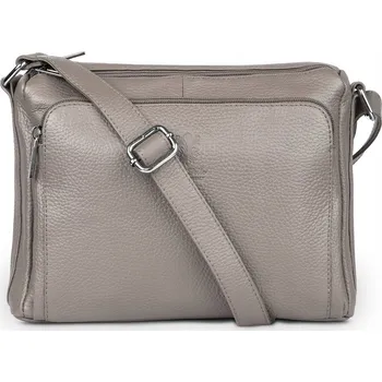 Kabelka Vera Pelle kabelka z pravé lícové kůže – hnědá