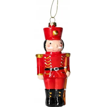 Vánoční dekorace Vánoční Koule zdobená postavička 3 cm 1 ks