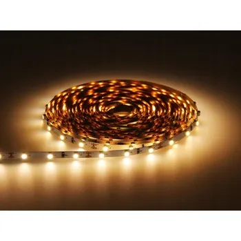 LED páska LED pásek PRO 3528 300 LED/5m 24W teplá bílá SLIM 5mm 5m