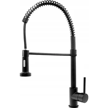 Vodovodní baterie Kuchyňská baterie stojánková Gamma Spiral černá