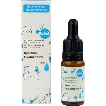 Pleťové sérum Kvítok Kyselina hyaluronová Hydratační pleťové sérum 10 ml