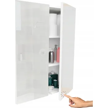 Komoda Závěsná skříňka Miradu Pure 78x60x30 cm bílý lesk