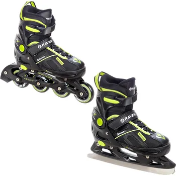 Kolečkové brusle RAVEN Nastavitelné kolečkové brusle RAVEN Pulse 2v1 40/43 ČERNÁ|ŽLUTÁ