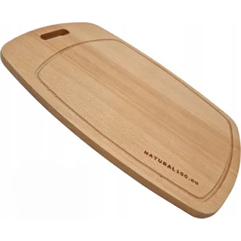 Kuchyňské prkénko Duża deska do krojenia s drážkami a úchytem 45x29 cm