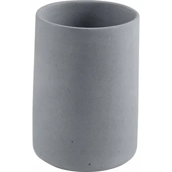 Držák na kartáček Spirella kelímek na kartáčky GEMMA, šedý, keramika