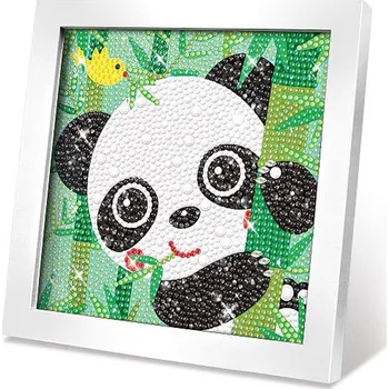 Obraz Kreativní set obraz s kamínky panda 17cm