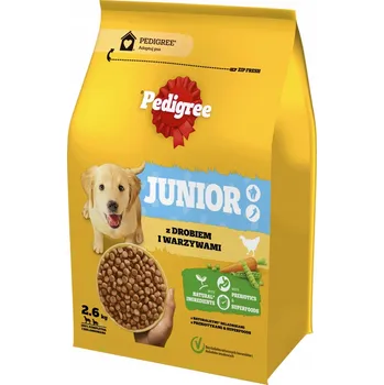 Krmivo pro psa Pedigree Junior Kuře s Rýží krmivo pro Štěňata 2,6 kg
