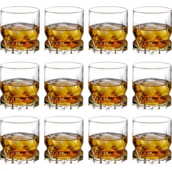 Sklenice 12x Sklenice na whisky, nápoje a drinky LUXITO DIAMANT 325 ml