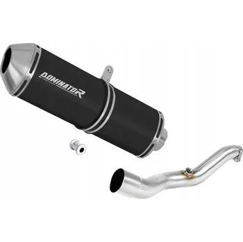 Výfuk pro motocykl BURGMAN 400 2007 - 2016 Výfuk tlumič OVR BLACK DOMINATOR