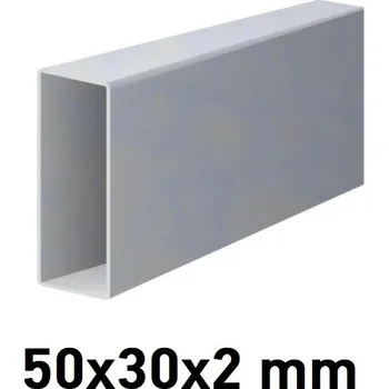 Příslušenství pro plot Pozinkovaný jeklový profil 50x30x2mm 2 m (JOKL-50x30x2-ZN-2)