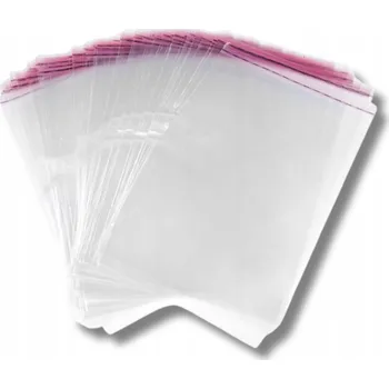 Potravinová fólie FÓLIOVÉ CELOFÁNOVÉ SÁČKY S LEPICÍM PROUŽKEM 7X11X3 CM 500 KS