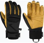 Lyžařské rukavice Reusch Pro Rc black/camel