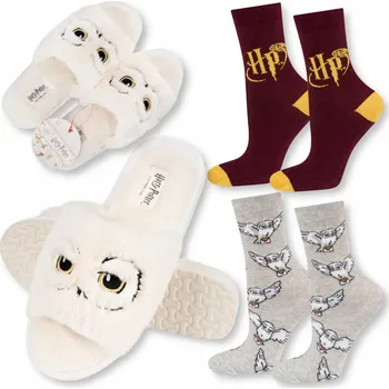 Dámské pantofle Dámské PANTOFLE vel. HARRY POTTER SOXO PONOŽKY dárek PRO DÍVKU