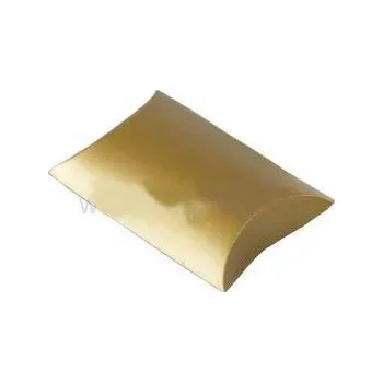 Dárková krabička Dárková krabička barva zlatá na šperky (Krabička na šperky gold pukačka)