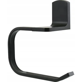 Spirella nástěnný držák na toaletní papír TAKU, matná černá, ocel, 17 cm