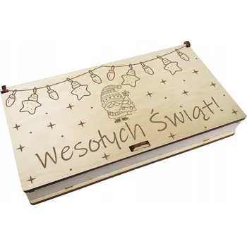 Vánoce Vánoční dárek Krabička s gravírováním vánočních dárků