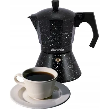 Kávovar MAKINETKA KÁVOVAR italský na INDUKCI varná konvice 600ml KAMILLE