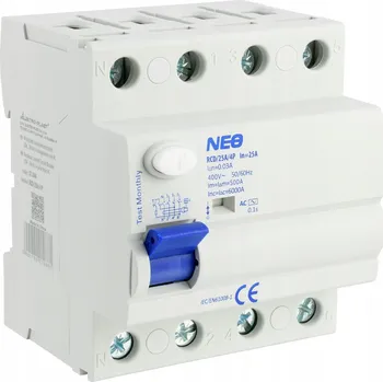 Proudový chránič Proudový chránič Elektro-Plast Opatówek 400 V IP20 25 A