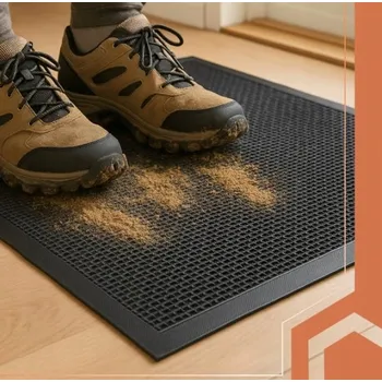 Gumová rohožka hotová 90 x 60 cm