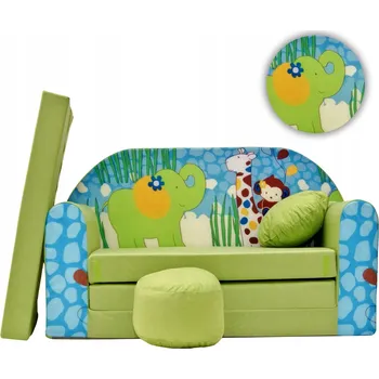 Pohovka Pohovka Tuppi SWM 98 x 168 cm, velur, vícebarevná