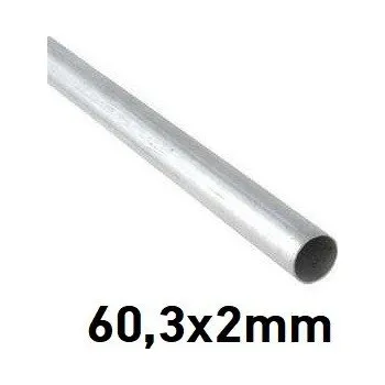 Trumpeta Pozinkovaná trubka 60,3x2mm délka 3m pozinkovaná
