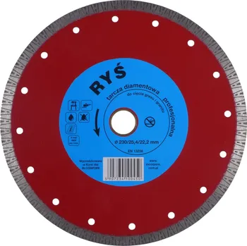 Řezný kotouč Diamantový řezací kotouč In Corpore 10045 230 x 25,4 mm