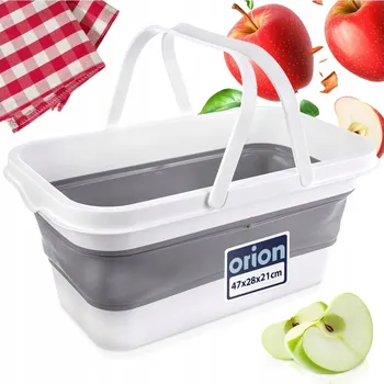 Koš na prádlo Volně stojící koš na prádlo Orion 28 l šedý