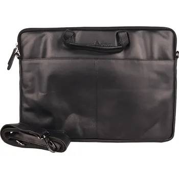 brašna na notebook GreenWood Pánská kožená taška na notebook 15,6"
