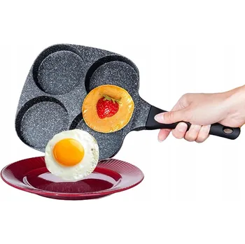 Pánev Pánev na vejce a lívance Vilde Black&Wood 19 cm granitová