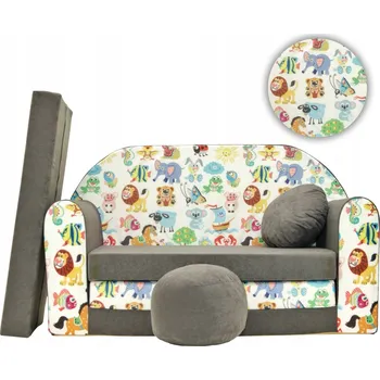 Pohovka Pohovka Tuppi SWM 98 x 168 cm, velur, vícebarevná