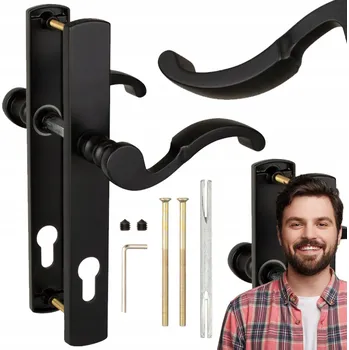 Dveřní kování Klika pro branky a vrata Gamar Dlouhá, Rozeta pro vložku