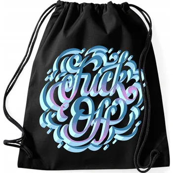 Sportovní taška Černá taška na nákupy | Boty | Do posilovny Dárek Pro kamarádku Fuck Off