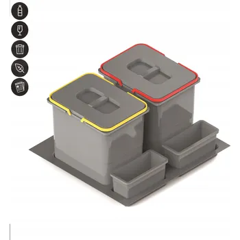 Odpadkový koš Odpadkový koš Praktiko třídicí koš REJS do zásuvky 60 cm, 2x15L