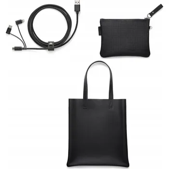 autokoberec Kožená taška pouzdro /peněženka VOLVO černá kabeláž/kabel/sada dárek , originální výbava