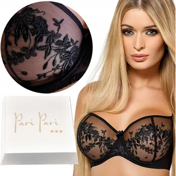 Podprsenka Paripari podprsenka nevyztužená černá velikost 70D