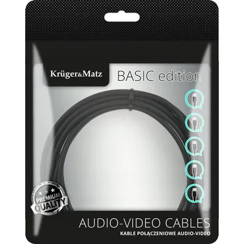 Datový kabel Kabel Kruger&Matz USB-C - USB-C 1 m černý
