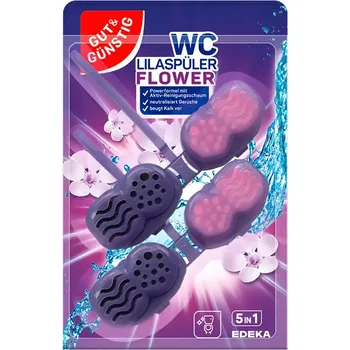 WC čistič G&G závěska do WC se svěží vůní fialových květů 2 x 48 g